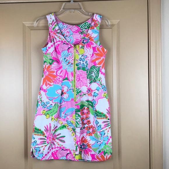 Lilly Pulitzer Nosey Posey Shift Dress Lace Mini - Picture 4 of 7